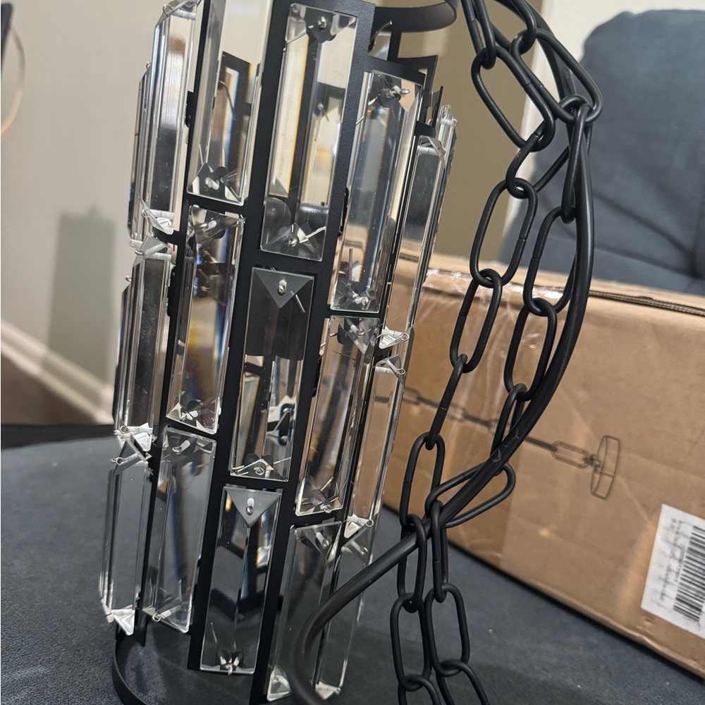 Crystal Black Hanging Organizer